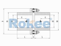 RLA Diaphragm Couplings,RLA Standard Single Diaphragm Coupling