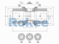 RLQU Diaphragm Couplings,RLQU Improved Flange Quick Installation Diaphragm Coupling