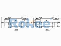 RODT Crown Gear Couplings,RODT Indirect Tube Drum Gear Coupling