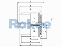 RODV Crown Gear Couplings,RODV Vertical Installation Drum Gear Coupling