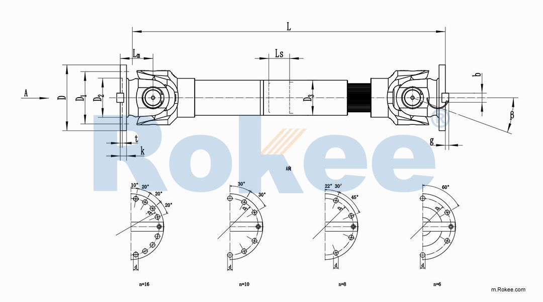 SWC-BH Standard Telescopic Welded Universal Coupling